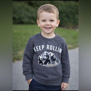 Fleece Sweatshirt with sequined appliqué